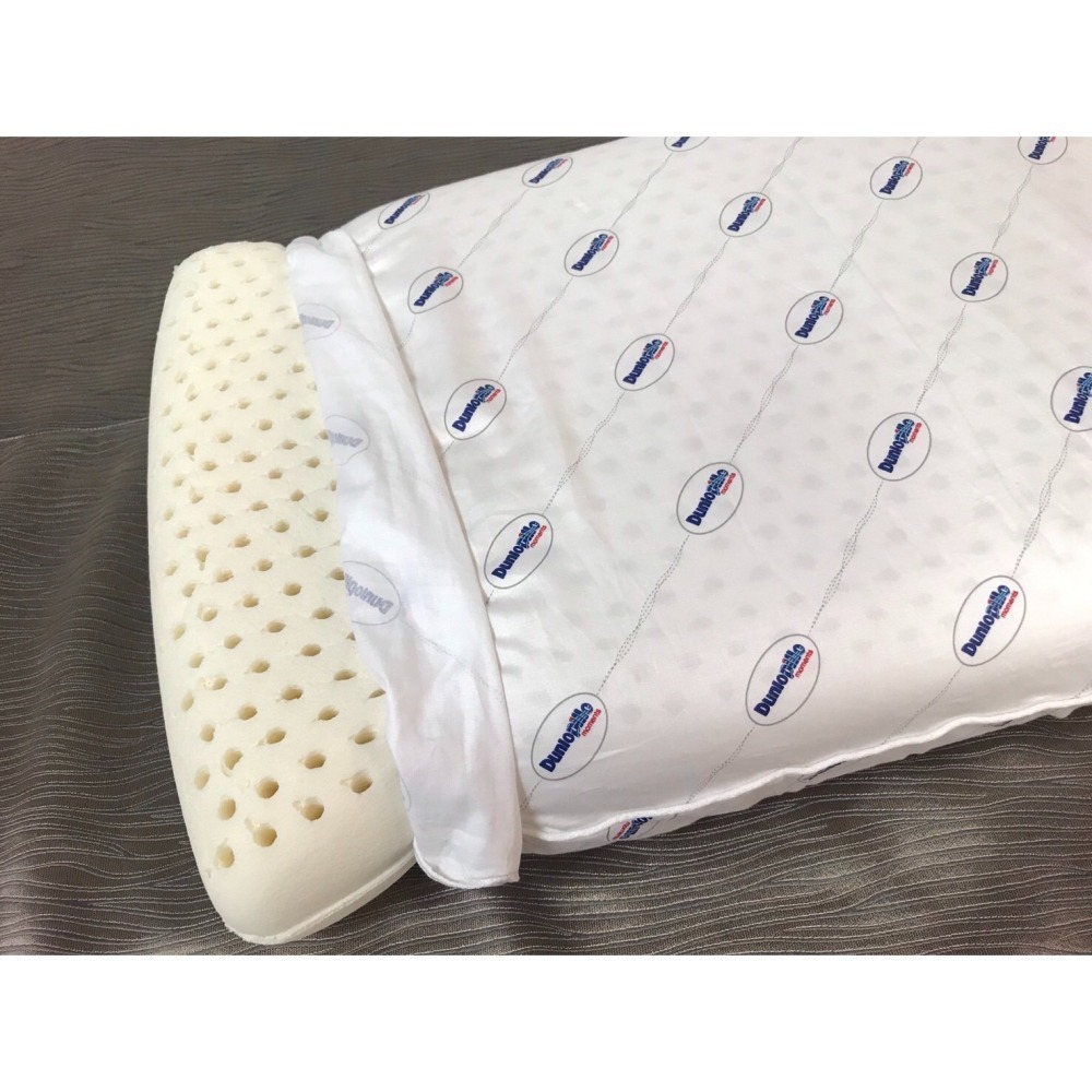 【爽眠工房】英國百年品牌登祿普Dunlopillo - 純天然乳膠枕 平面款/人體工學款-細節圖6
