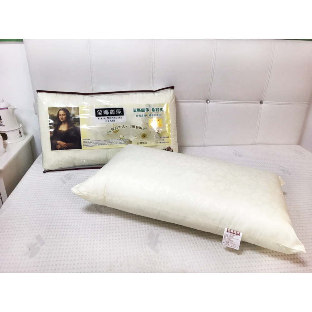 【爽眠工房】美式健康紮實枕 台灣製造MIT 蒙娜麗莎 枕頭 硬式枕 高硬枕-細節圖2