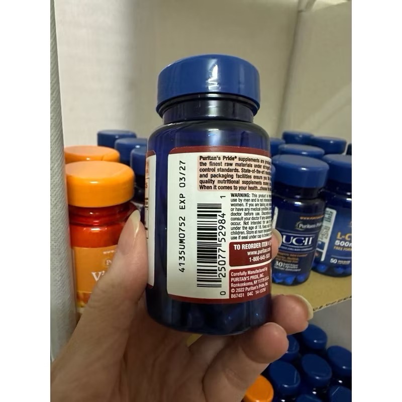 現貨Puritan＇s Pride🇺🇸普麗普萊💜馬卡Maca四倍濃縮1000mg 60顆-細節圖2