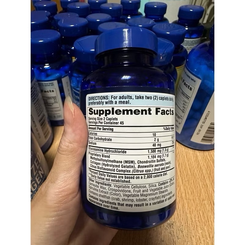 Puritan＇s Pride 🇺🇸普麗普萊💜x3葡萄糖胺、軟骨素、MSM® 90錠-細節圖3
