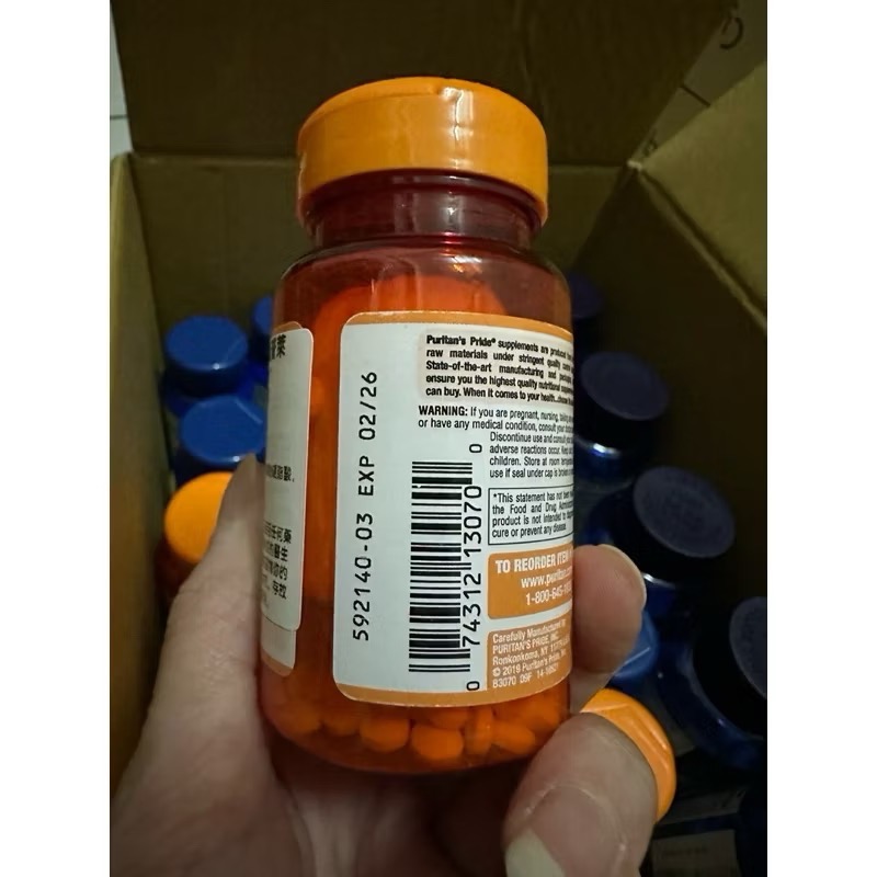 現貨Puritan＇s Pride 美國🇺🇸普麗普萊💜維生素K 100 微克100粒-細節圖3