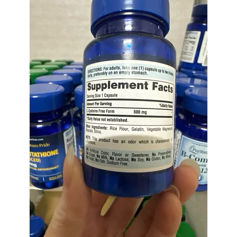 現貨Puritan＇s Pride 🇺🇸 普麗普萊💜L-Cysteine 左旋半胱胺酸 500 MG-細節圖4