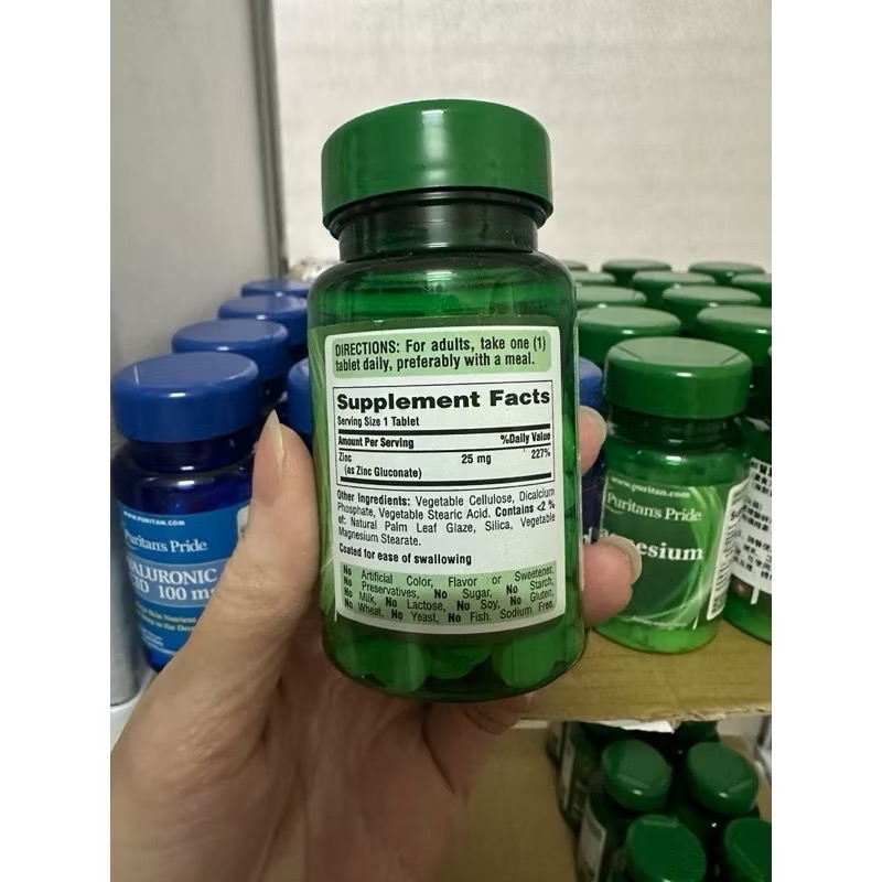 現貨Puritan＇s Pride 🇺🇸普麗普萊/普瑞登💜Zinc 特級 鋅片 100顆-細節圖2