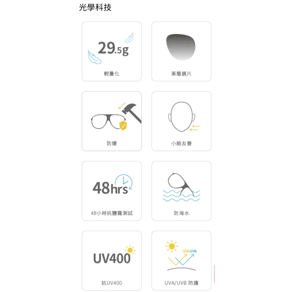 Akiwei TOP GUN mini 小臉款｜抗腐蝕防霧｜海邊運動必備太陽眼鏡｜附原廠收納袋-細節圖3