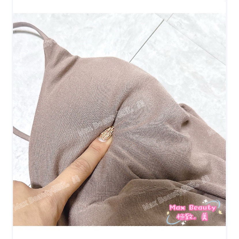 MaxBeauty極致。美 甜辣風厚杯小可愛 細肩帶 性感 爆乳 外穿 內搭 集中托高 免穿內衣 透氣 罩杯升級A11-細節圖10