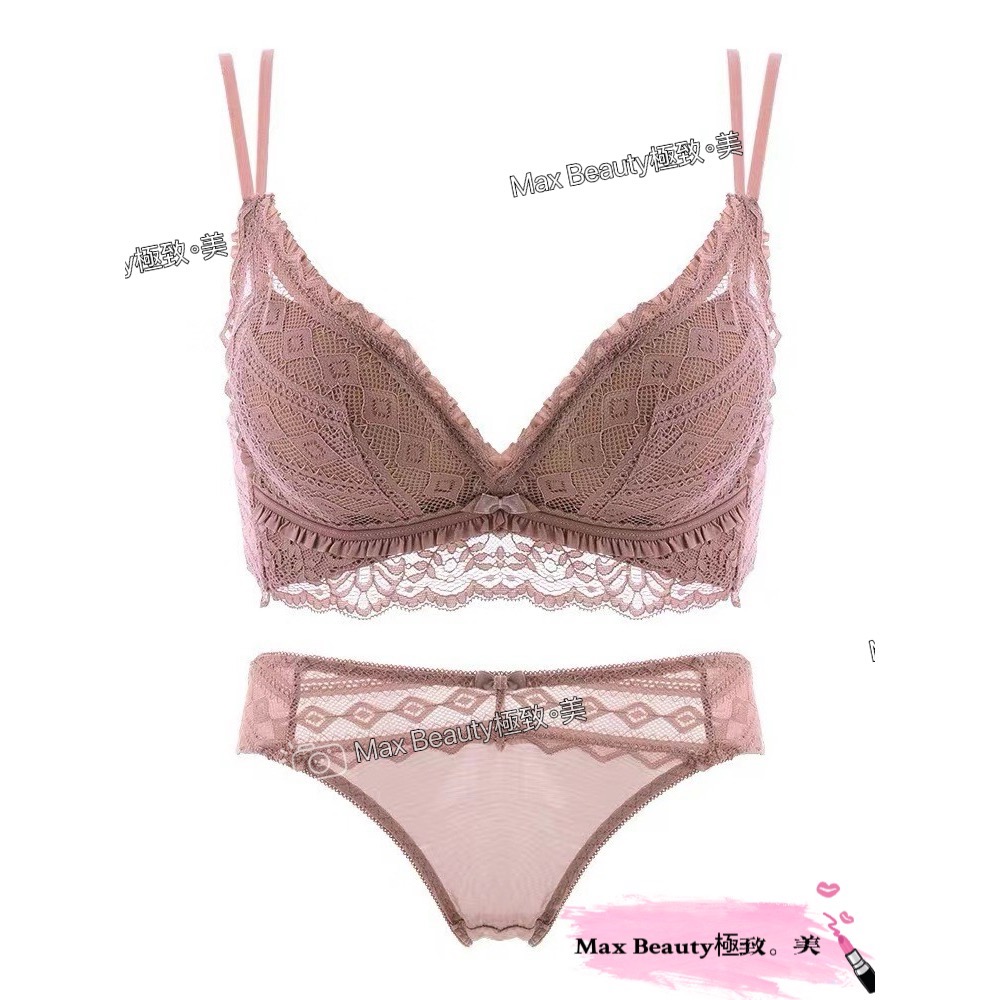 Max Beauty極致。美 特級厚3CM饅頭杯內衣 無鋼圈 小胸神器 低脊心 美背性感辣妹 爆乳 集中托高 蕾絲A27-細節圖9