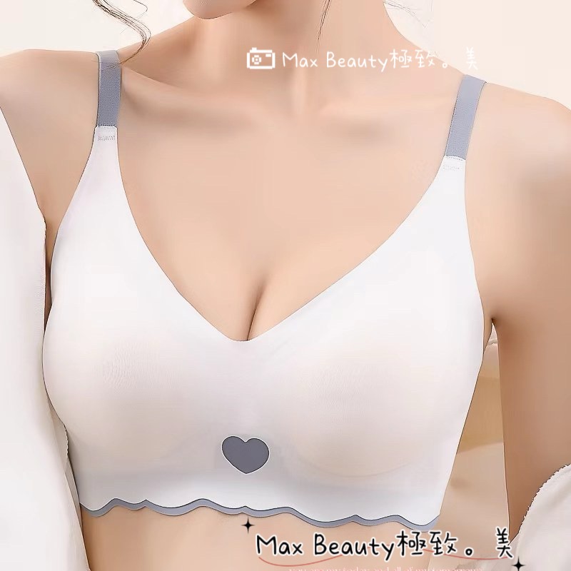 Max Beauty極致。美 日系可愛 一片式涼感無痕Bra 無鋼圈 一片式內衣 美背 涼感內衣 撞色 學生 運動A70-規格圖11