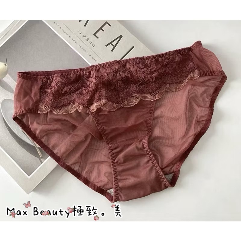 Max Beauty極致。美 「A15 內褲」蛋糕蕾絲抗菌棉內褲 低腰內褲 女性內褲 抗菌底襠 雙層棉 三角褲 女性內褲-細節圖11
