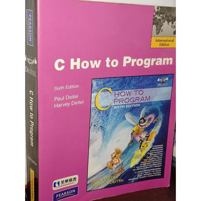 C How to Program 6/e 9780137059669 含光碟書況佳 2010 @3 二手書 - 無他二手書 - iOPEN Mall