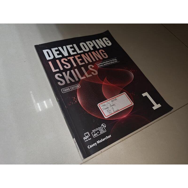 Developing Listening Skills 1 (3/e) 含光碟 無解答副冊 劃記多 @7C4 二手書 - 無他二手書 ...