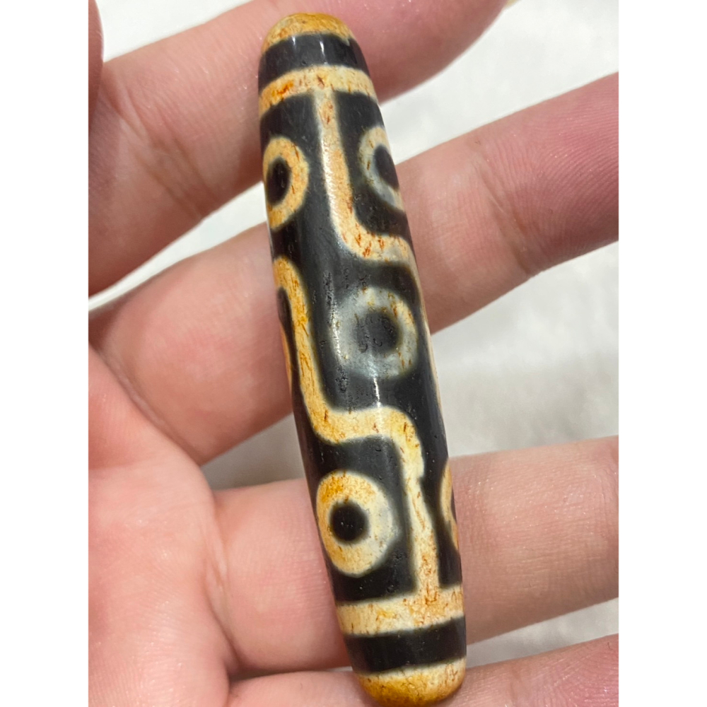 九眼天珠帝王天珠、珠砂天珠整顆爆滿硃砂點大顆九眼天珠珍稀西藏老天珠