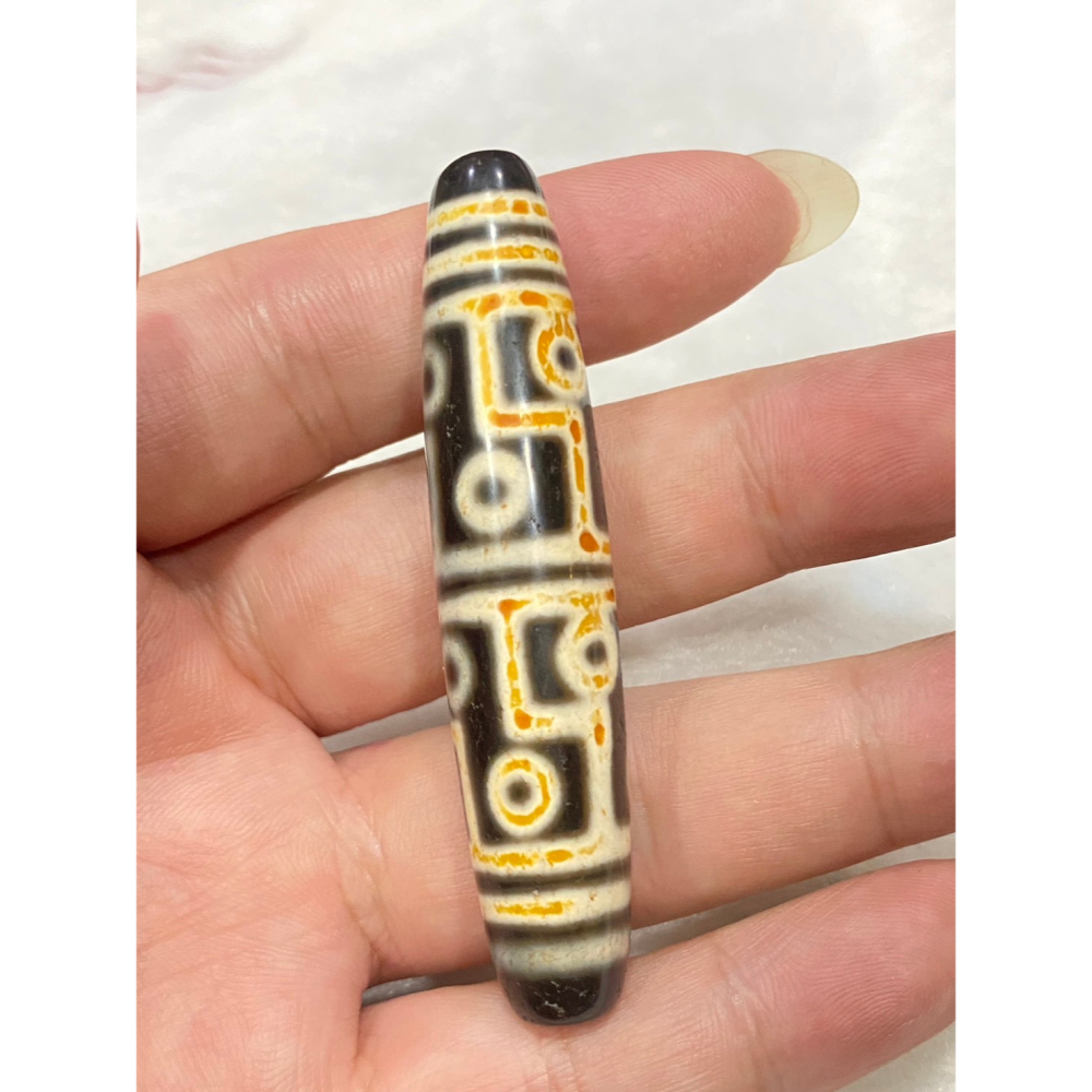 十二眼天珠正西藏至純天珠包漿天珠稀有十二眼帶硃砂- 琪鈺晶藝品行