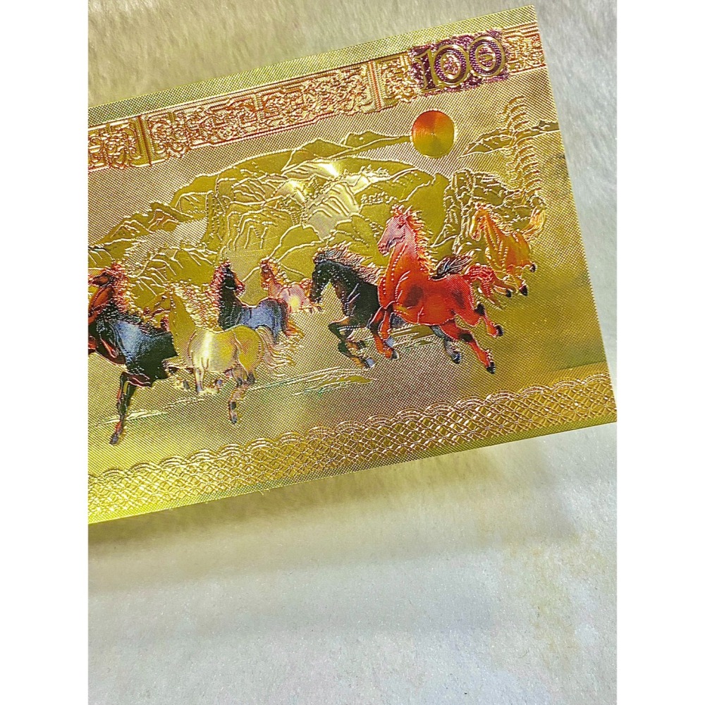 2026馬年紀年金鈔 丙午馬年 馬上有錢 馬上招財 馬到成功 收藏 紀念 送禮-細節圖9