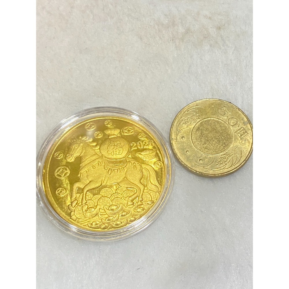 2026馬年紀年金幣 丙午馬年 馬上有錢 馬上招財 馬到成功 馬上來財 馬上大展鴻圖 收藏 紀念 送禮-細節圖5