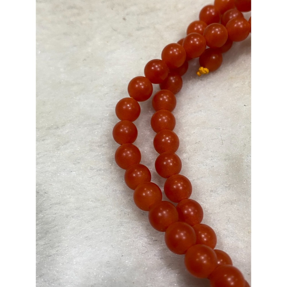 天然蜜蠟108顆 念珠 手串 天然香味 稀有濃郁的橘色蜜蠟 非二代-細節圖4