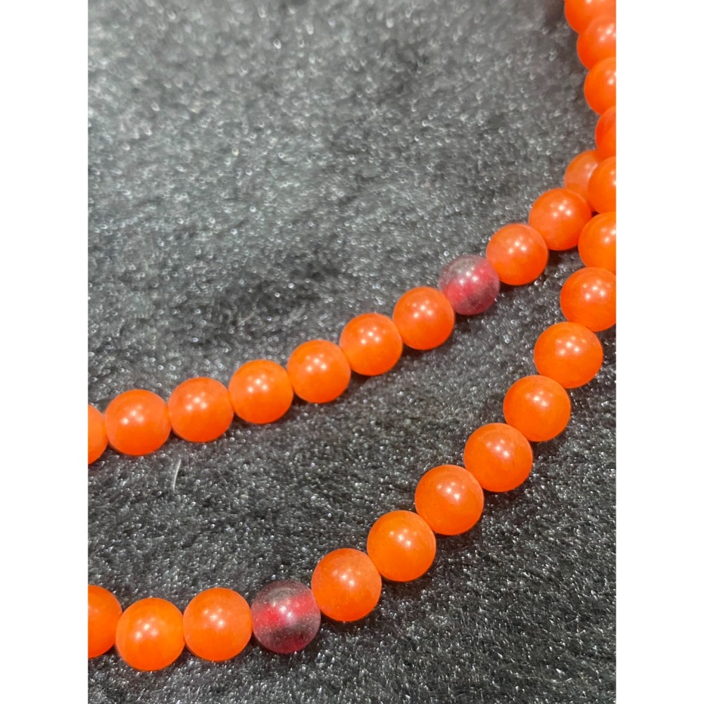天然蜜蠟108顆 念珠 手串 天然香味 稀有濃郁的橘色蜜蠟 非二代-細節圖6