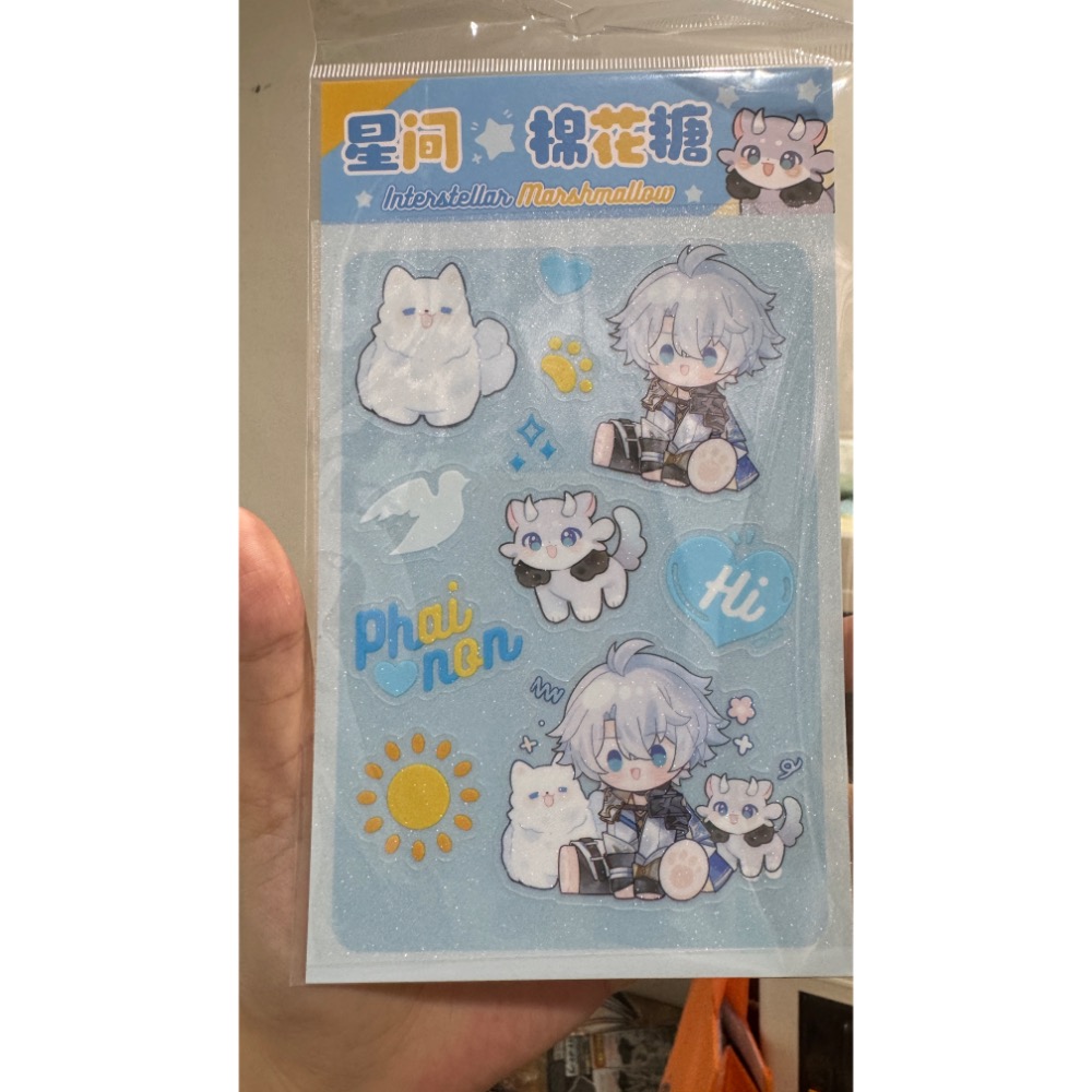 翁法羅斯男團Q版貼紙-細節圖2