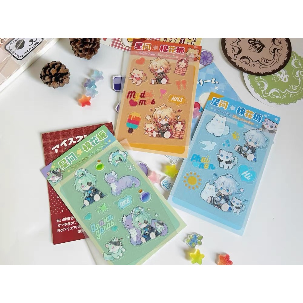 翁法羅斯男團Q版貼紙-細節圖3