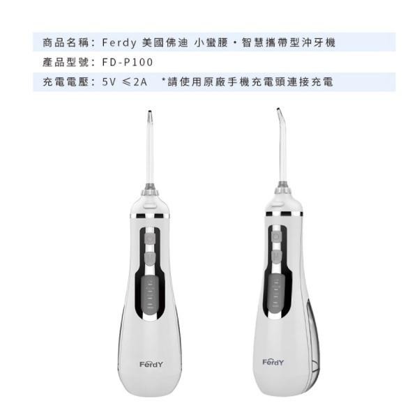 【獨家】美國FerdY 美國佛迪攜帶型沖牙機 牙套清潔 沖牙器 洗牙器 電動 潔牙神器  無線 洗牙-細節圖8