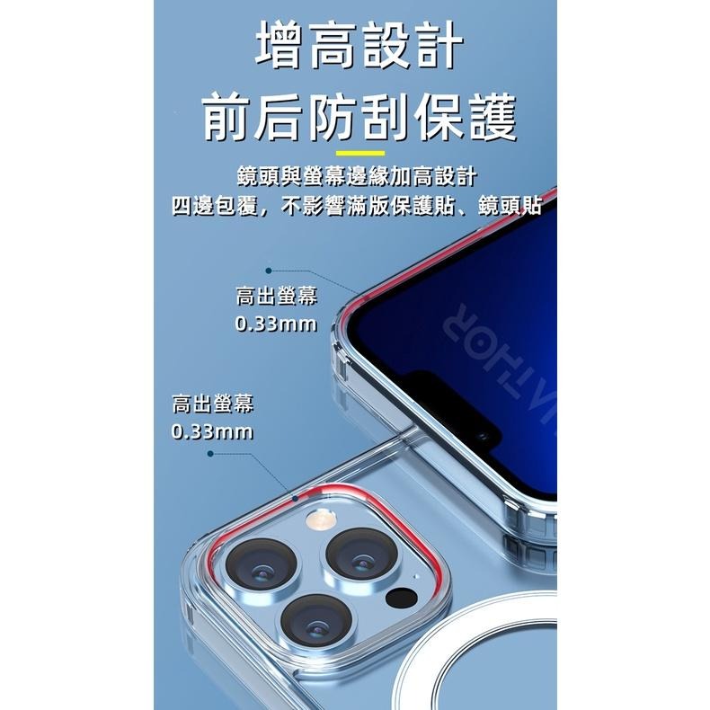 【熱銷現貨】MagSafe手機殼iPhone全系列磁吸手機殼 iPhone 8-14 磁吸殼 iPhone14磁吸保護殼-細節圖4