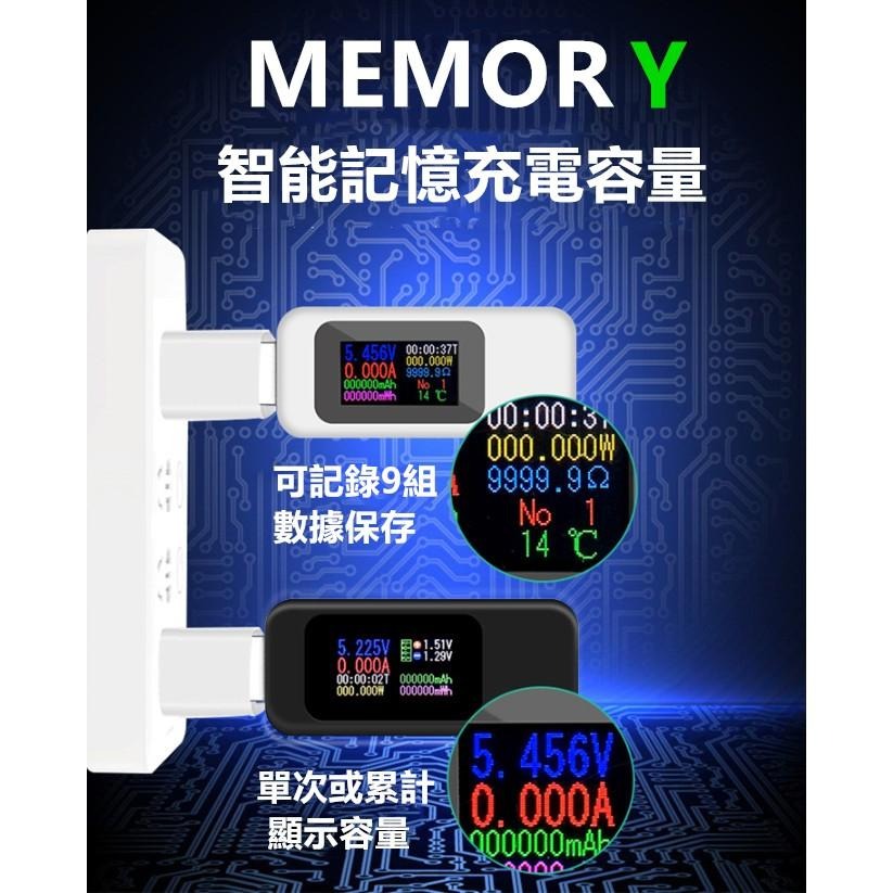 【熱銷現貨】功能最強30V 5.1A 150W USB電流測試器 電壓檢測器 彩色螢幕 充電器檢測器 行動電源檢測-細節圖4