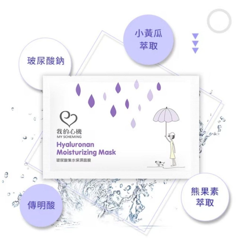 【任選10送1片】我的心機保濕面膜 黑面膜 我的心機面膜 A醇 保濕面膜 膠原蛋白 維生素C 控油面膜 我的心機-細節圖6