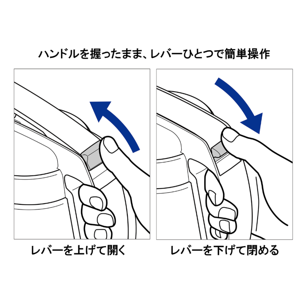 【百貨達雜貨舖】Lustroware 日本岩崎 按壓式耐熱冷水壺 耐熱冷水壺 日本製冷水壺 可橫放 大容量冷水壺-細節圖3