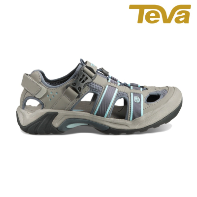 【 TEVA 】Omnium2 女護趾水陸機能運動涼鞋/防滑/水鞋 淺灰色 水陸兩棲( TV6154SLA )