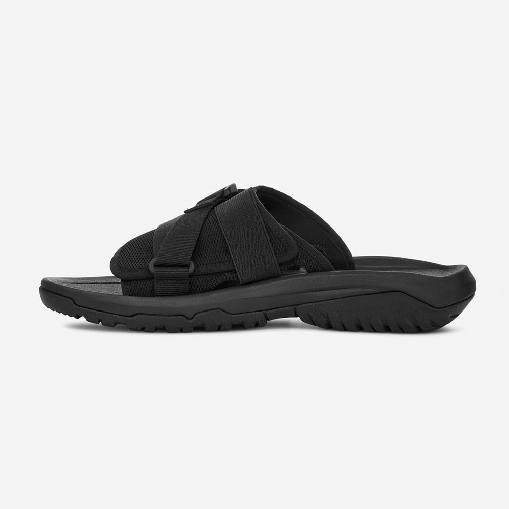 【TEVA】Hurricane Verge Slide 男 細帶繞繩涼鞋/止滑/透氣 黑色(TV1136230BLK)-細節圖3