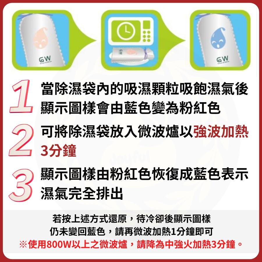 【台灣現貨+免運】GW水玻璃 永久除溼袋 環保除溼 永久使用 微波還原 水玻璃 GW 225g 無線 除溼 無毒-細節圖6