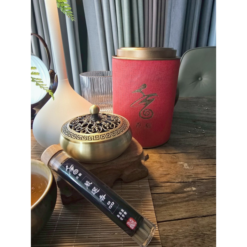 ✨香願『小盤香』✨ 招財 頂級財神香 除穢 淨化 安神 4小時 小盤香 天然香 盤香 檀香 沉香 頂級綠奇楠-細節圖3