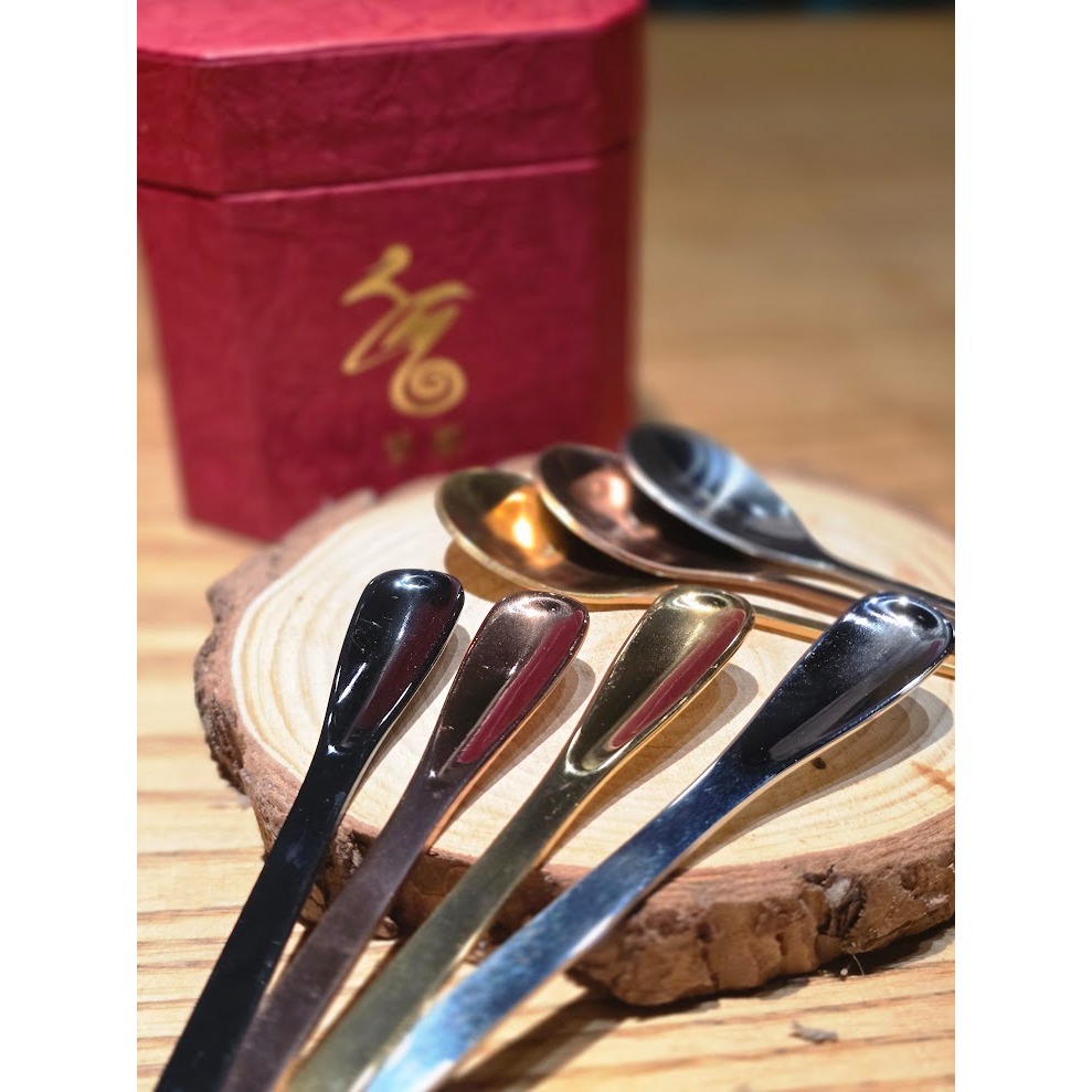 🌿香願『品香小法寶』🌿 15公分質感金屬香粉勺 - 香篆 香粉-規格圖1