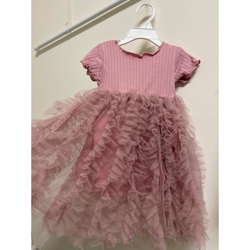 女童夏裝連身裙2023新款一歲寶寶薄款裙子雪紡紗 紗裙 澎裙 公主裙 小女孩 洋裝 碎花公主裙子-細節圖8