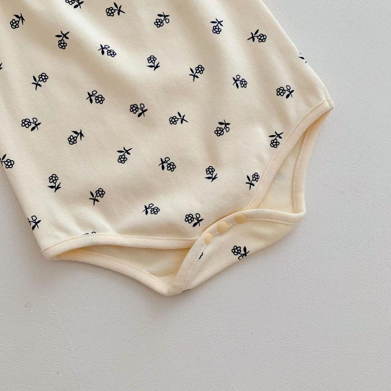 夏季男女嬰兒吊帶包屁衣 細肩帶 涼爽 三角哈衣爬服寶寶小背心 無袖連身衣 連身包屁衣-細節圖7