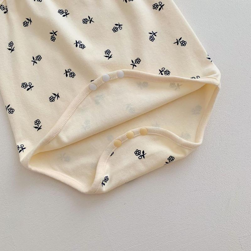 夏季男女嬰兒吊帶包屁衣 細肩帶 涼爽 三角哈衣爬服寶寶小背心 無袖連身衣 連身包屁衣-細節圖8