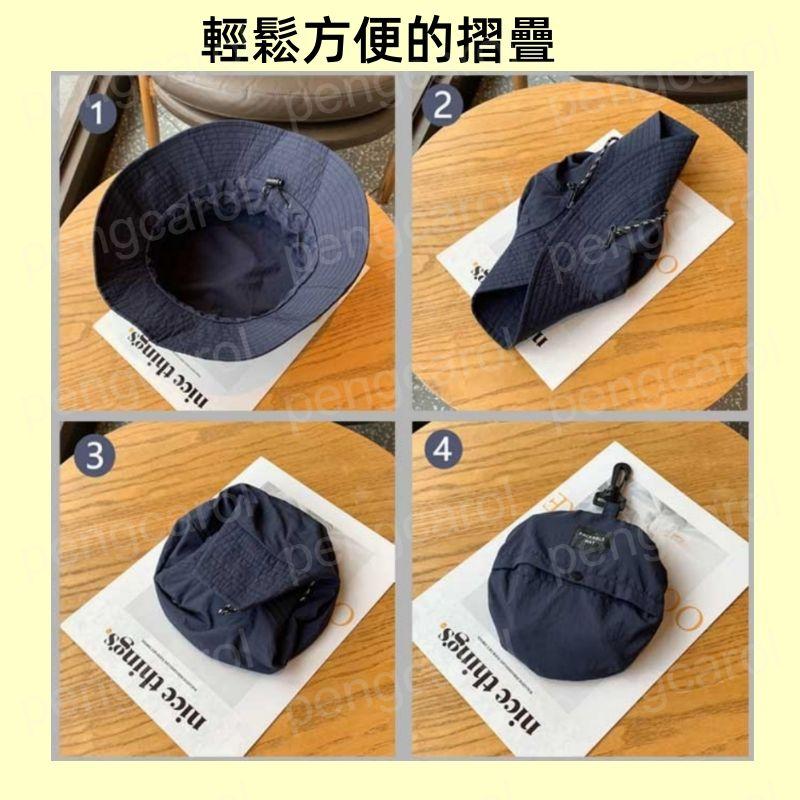 (台灣現貨出貨)防曬帽 漁夫帽  遮陽帽 折疊漁夫帽 登山帽 露營帽 防紫外線 防潑水-細節圖4