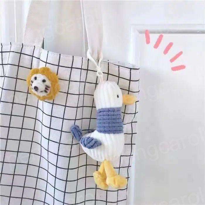 (台灣現貨出貨)加油鴨吊飾  吊飾 加油鴨 背包吊飾  包包掛飾 毛絨掛飾-細節圖5