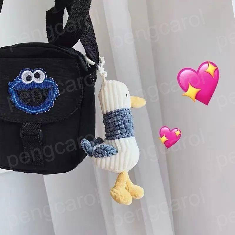 (台灣現貨出貨)加油鴨吊飾  吊飾 加油鴨 背包吊飾  包包掛飾 毛絨掛飾-細節圖7