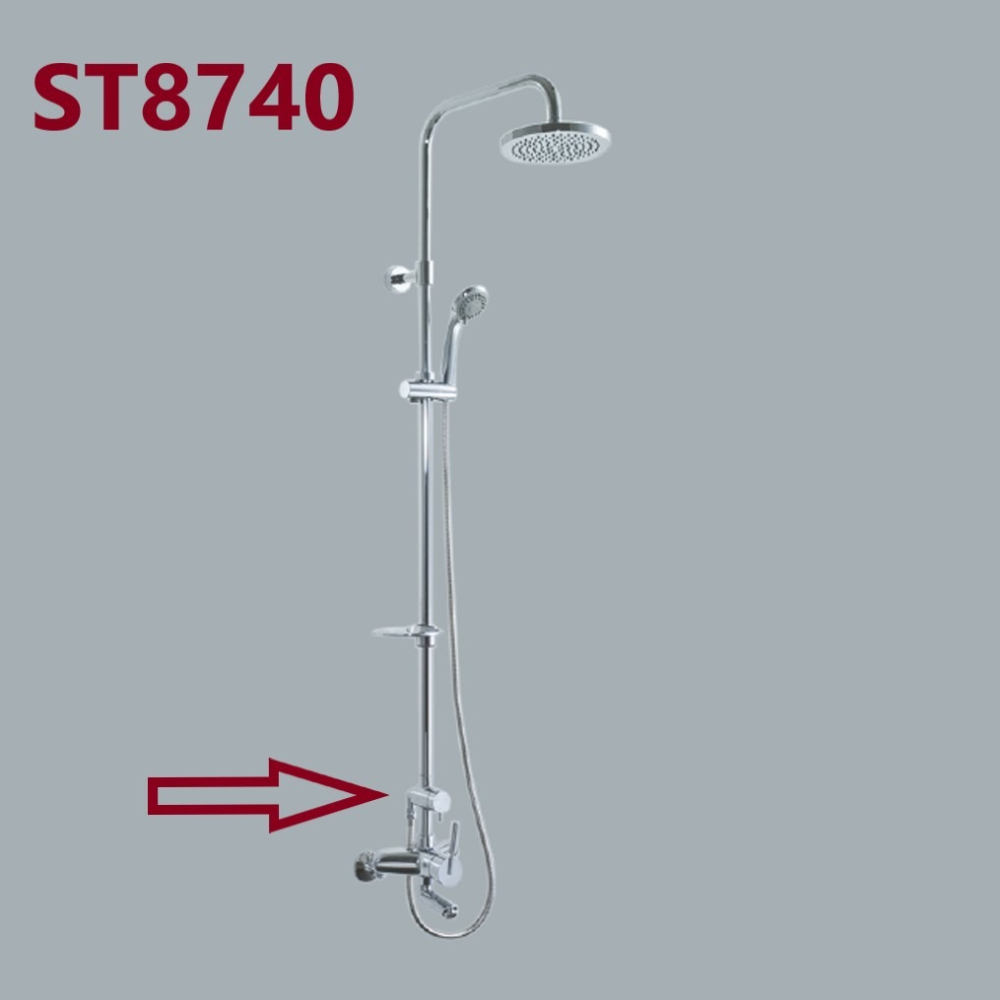 HCG和成淋浴柱切換卡軸,頂噴花灑,蓮蓬頭和出水龍頭三段切換卡軸-細節圖3