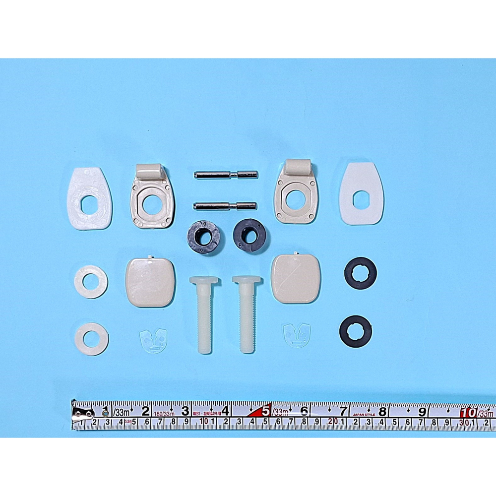 HCG和成馬桶蓋後紐(白色和米色)，適用馬桶蓋型號:CF632N-細節圖2