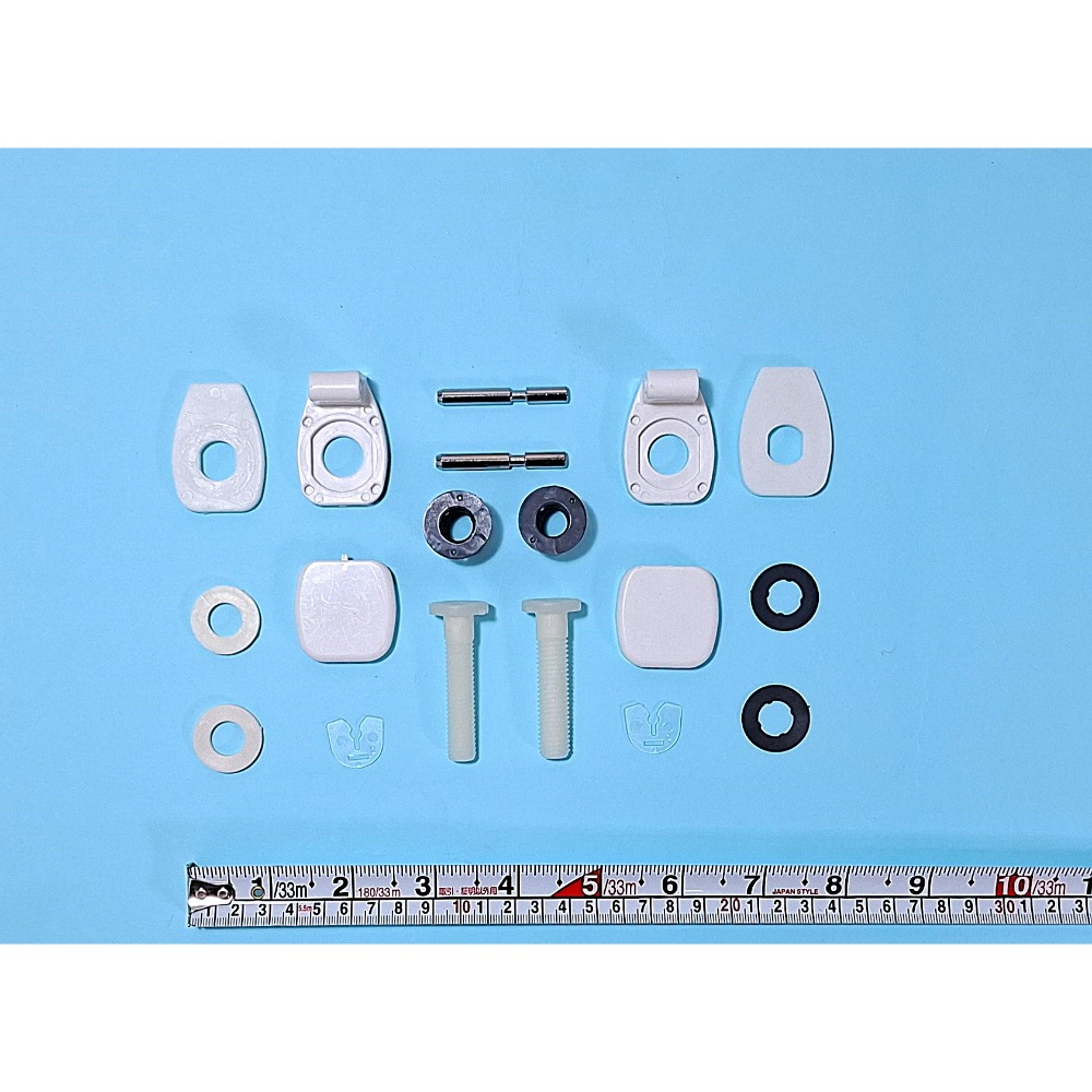 HCG和成馬桶蓋後紐(白色和米色)，適用馬桶蓋型號:CF632N-規格圖2