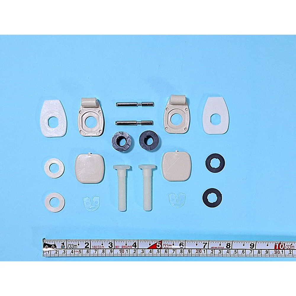 HCG和成馬桶蓋後紐(白色和米色)，適用馬桶蓋型號:CF632N-規格圖2