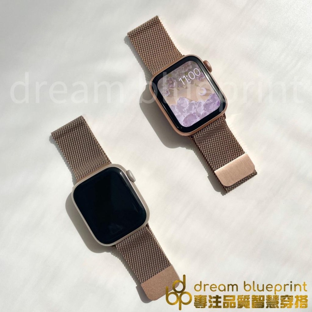 磁吸米蘭錶帶 Apple Watch 不鏽鋼錶帶9 8 7 SE 6 5 4 代 40/41/42/44/45/49mm-細節圖7