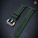 沛納海 Panerai Apple watch 橡膠錶帶 9 8 7 6 5 4 SE 適用 最佳代用 胖大海替代錶帶-規格圖9