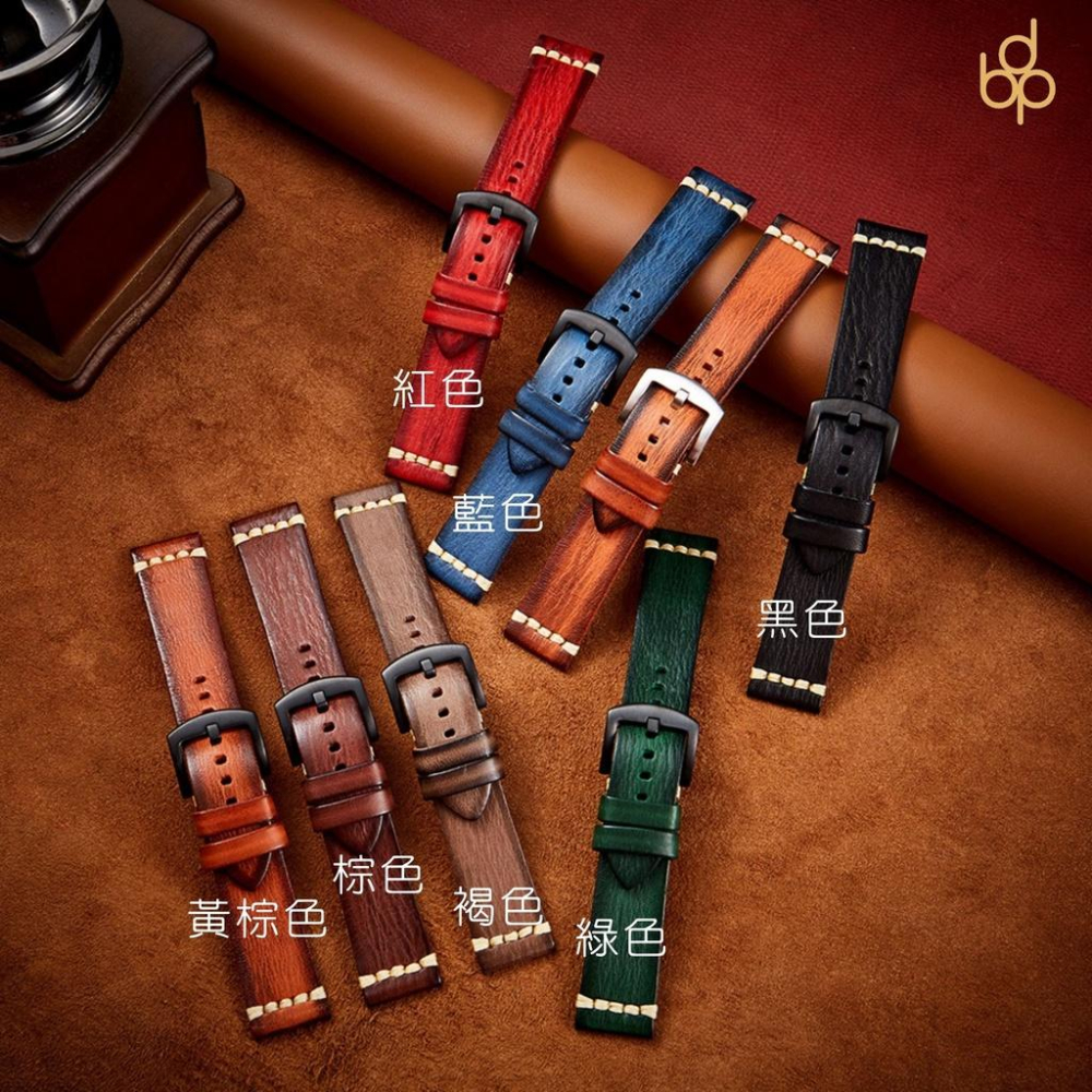 台灣現貨 意大利手工擦色植鞣牛皮錶帶 Apple watch 8 7 6 5 4 3 2 SE 適用 蘋果 真皮 錶帶-細節圖2