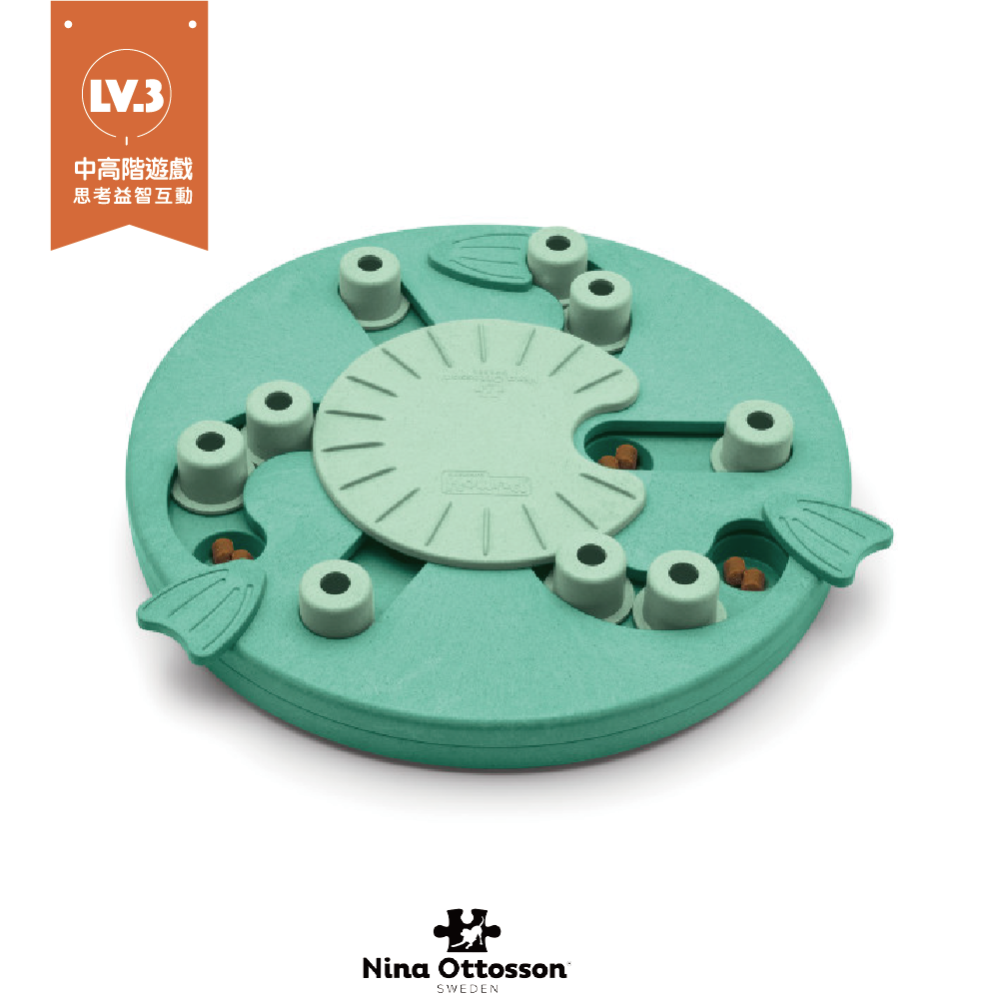［全新現貨］瑞典Nina Ottosson 冒險狗-尋寶基地Lv.3（森林系）｜慢食盤藏食益智玩具-細節圖5
