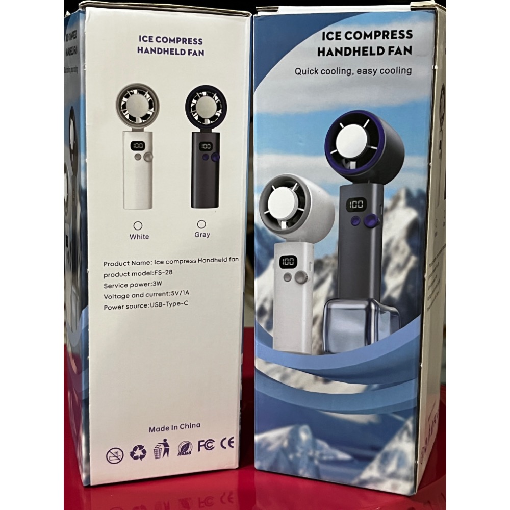 AI冰敷製冷手持風扇-細節圖6