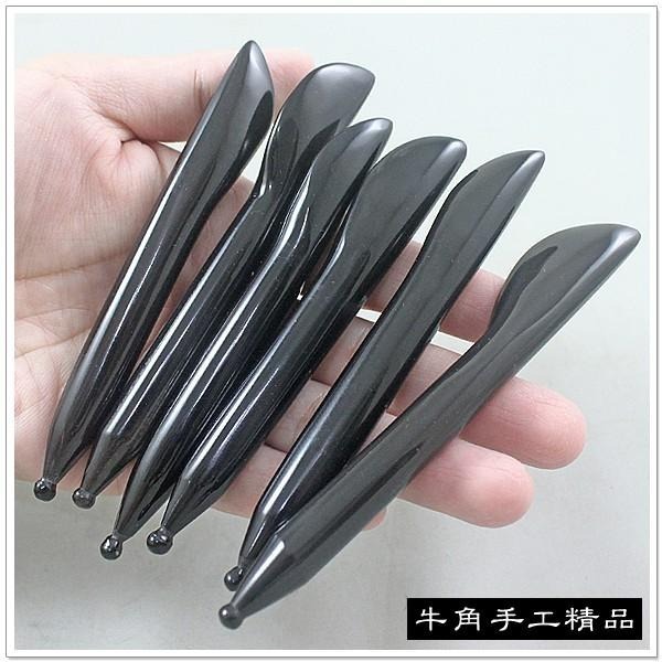 【摩邦比】牛角撥筋美容筆 撥筋筆/眼部按摩/美容筆/臉部刮痧/刮痧棒/穴道按摩/美容刮痧/原始點T-B50-細節圖3
