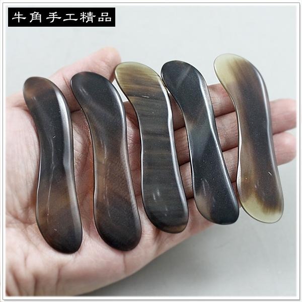 【摩邦比】臉部牛角刮痧棒 撥筋棒 眼部按摩 美容筆 臉部刮痧 刮痧棒 穴道按摩 美容刮痧 原始點 T-B45-細節圖4
