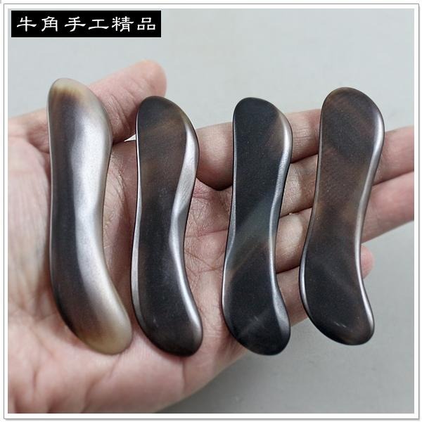【摩邦比】臉部牛角刮痧棒 撥筋棒 眼部按摩 美容筆 臉部刮痧 刮痧棒 穴道按摩 美容刮痧 原始點 T-B45-細節圖5